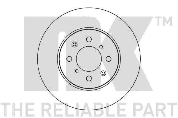 NF PARTS Тормозной диск 204012NF